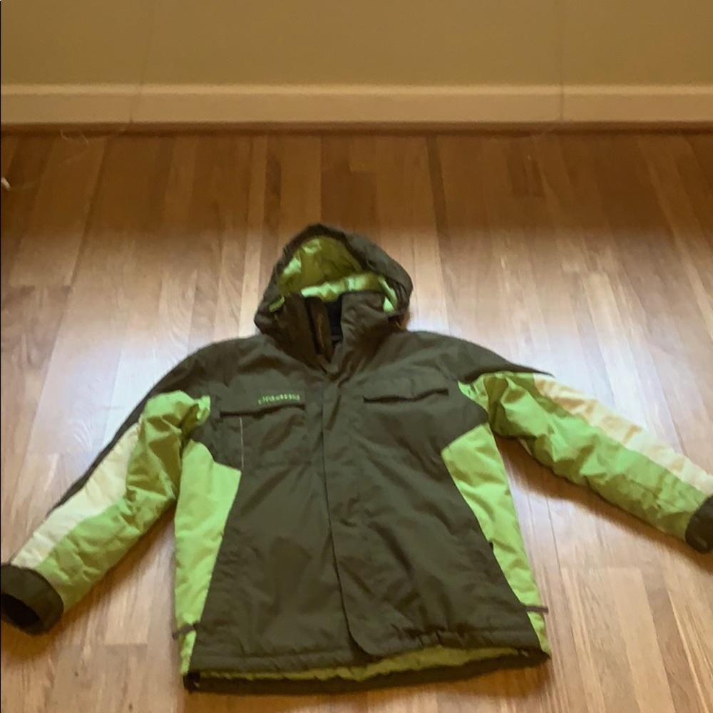 Hooded boys’ warm jacket